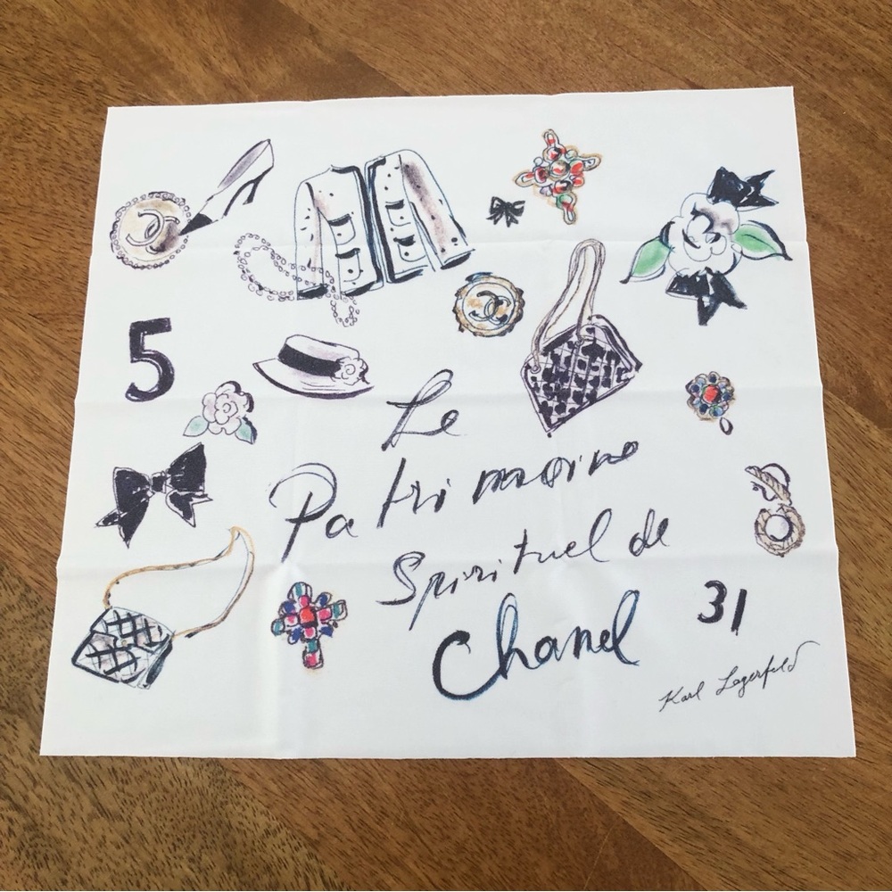 Chanel Printed Dust Cloth NWOT